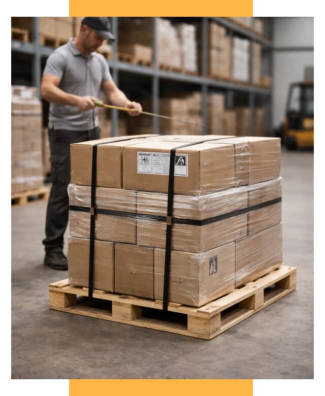 Упаковка и паллетирование грузов от 3542 р. | СетСервис-Свр