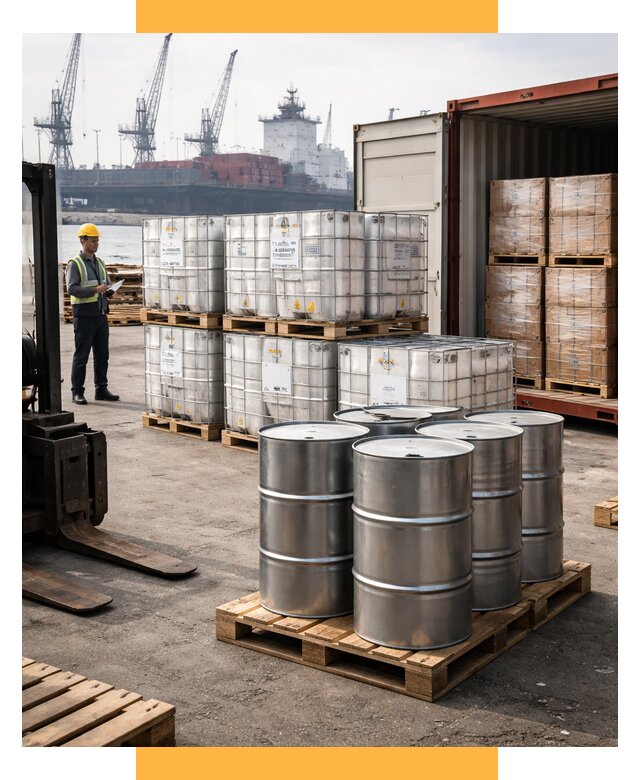 Доставка химического сырья из Индии от 253025 р. | СетСервис-Свр