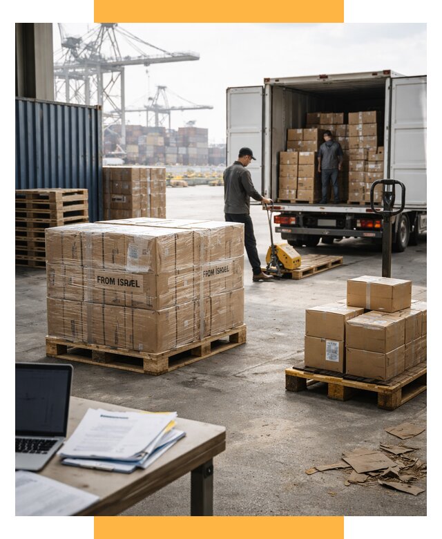 Доставка грузов из Израиля от 15182 р., логистика от СетСервис-Свр
