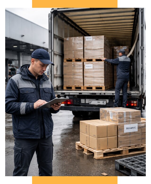 Доставка грузов из Беларуси от 15182 р. логистика СетСервис-Свр