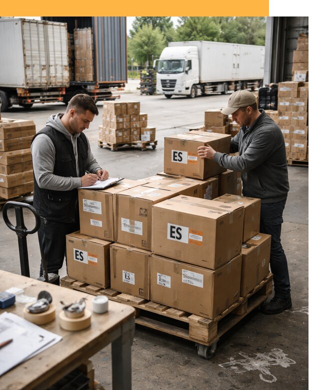 Доставка грузов в Испанию автотранспортом от 35424 руб