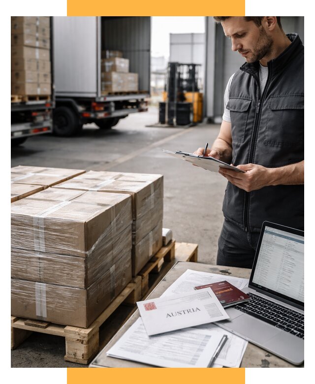 Доставка в Австрию от 65787 р. Логистика и экспорт СетСервис-Свр