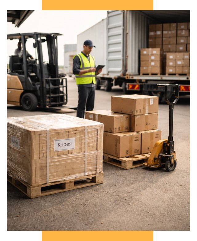 Доставка грузов в Корею из России от 35424 р. | СетСервис-Свр