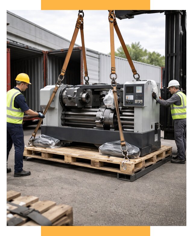 Перевозка станков и таможня от 60726 р. | СетСервис-Свр логистика