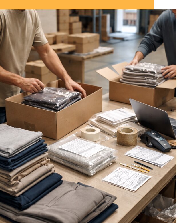 Перевозка одежды по миру от 7591 руб. с таможенным оформлением