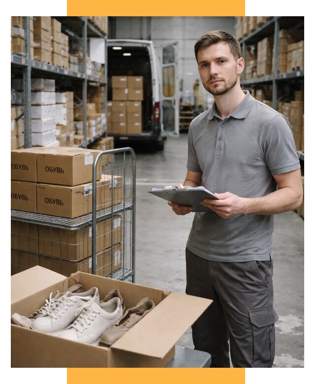 Доставка обуви из Китая и Турции от 4554 р. СетСервис-Свр