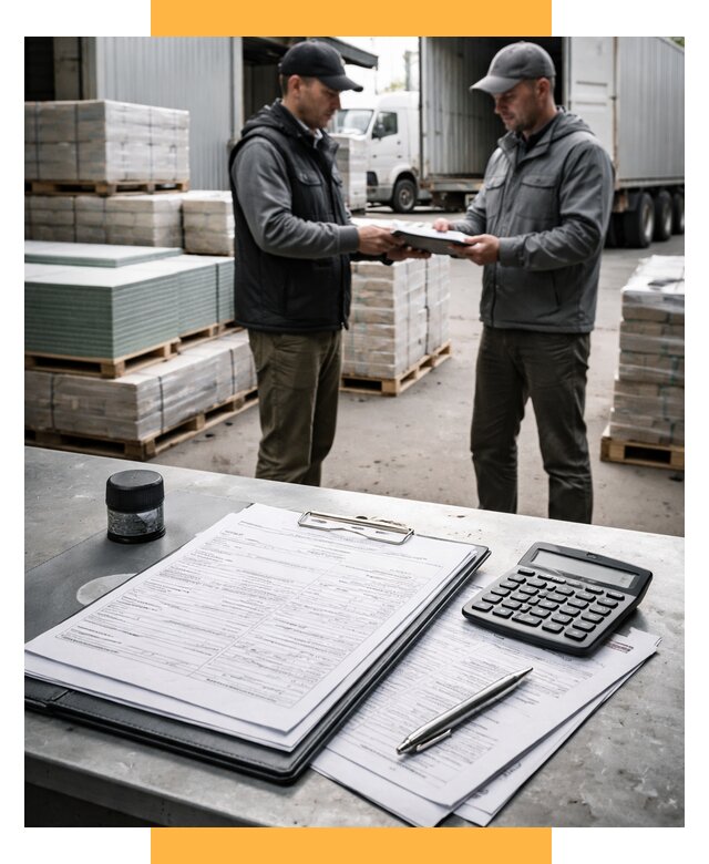 Таможенное оформление стройматериалов от 8603 р. | СетСервис-Свр